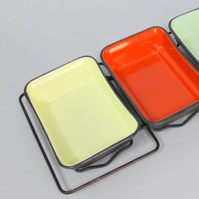 Snack Trays, 1950s, Set of 4-NE-1742851