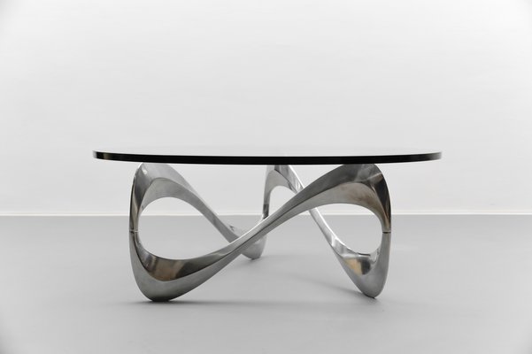 Snake Coffee Table by Knut Hesterberg for Ronald Schmitt, 1960s-KQB-2031599