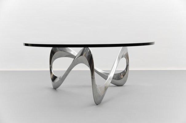 Snake Coffee Table by Knut Hesterberg for Ronald Schmitt, 1960s-KQB-2031599