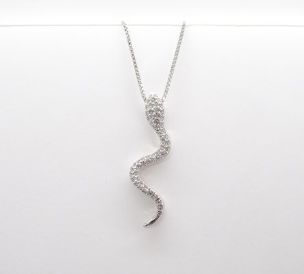 Snake Pendant Necklace from Swarovski, Austria, 2000s-NUC-1776666