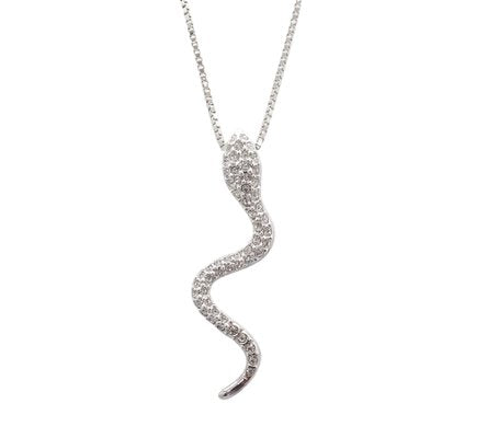 Snake Pendant Necklace from Swarovski, Austria, 2000s-NUC-1776666