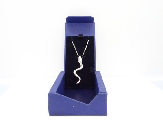 Snake Pendant Necklace from Swarovski, Austria, 2000s-NUC-1776666