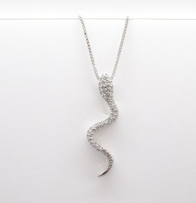 Snake Pendant Necklace from Swarovski, Austria, 2000s-NUC-1776666