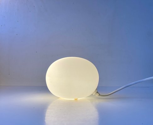 Snowball Opaline Glass Table Lamp From Agneta Sweden-LCR-1144325