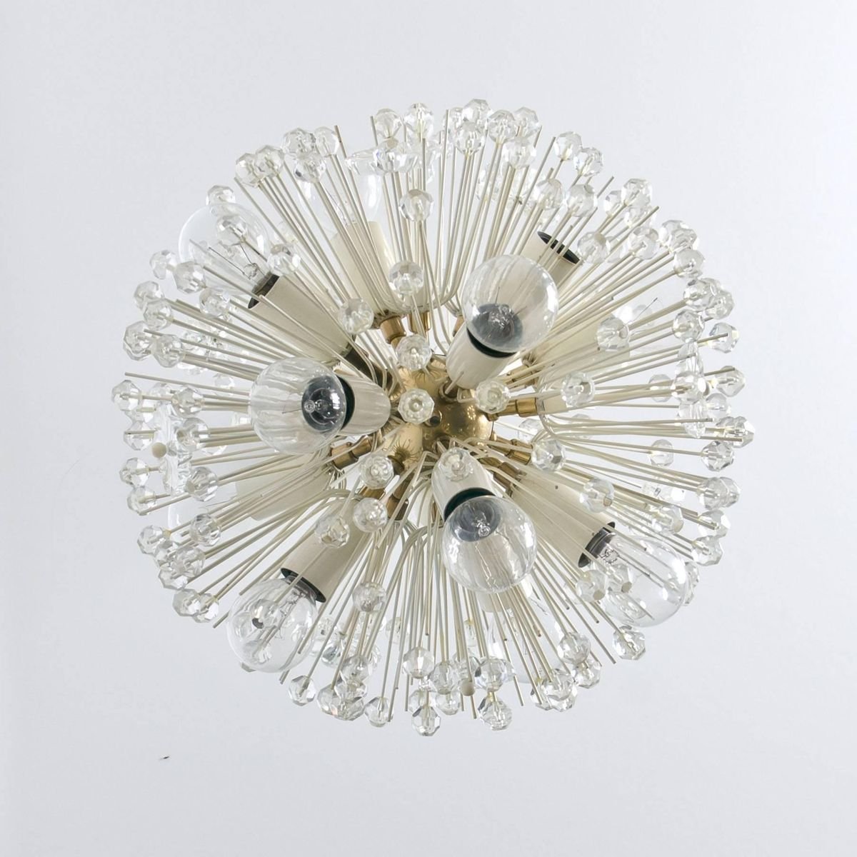 Snowball Orbit Sputnik Chandelier by Emil Stejnar