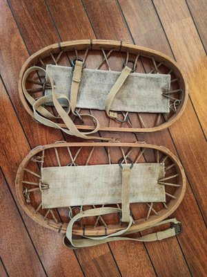 Snowshoes from R.R.1944, 1940s, Set of 2-CAQ-2031429