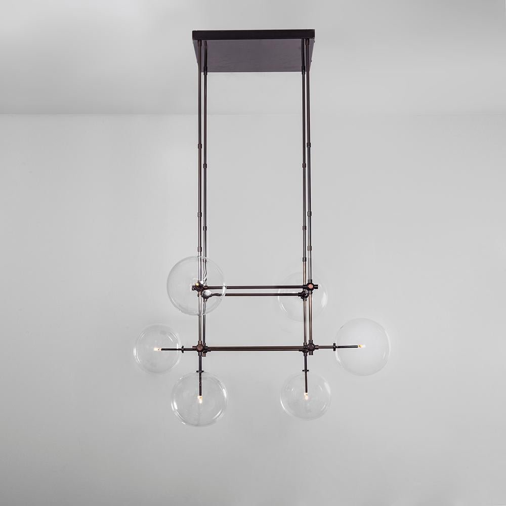 Soap 6 DT Chandelier by Schwung