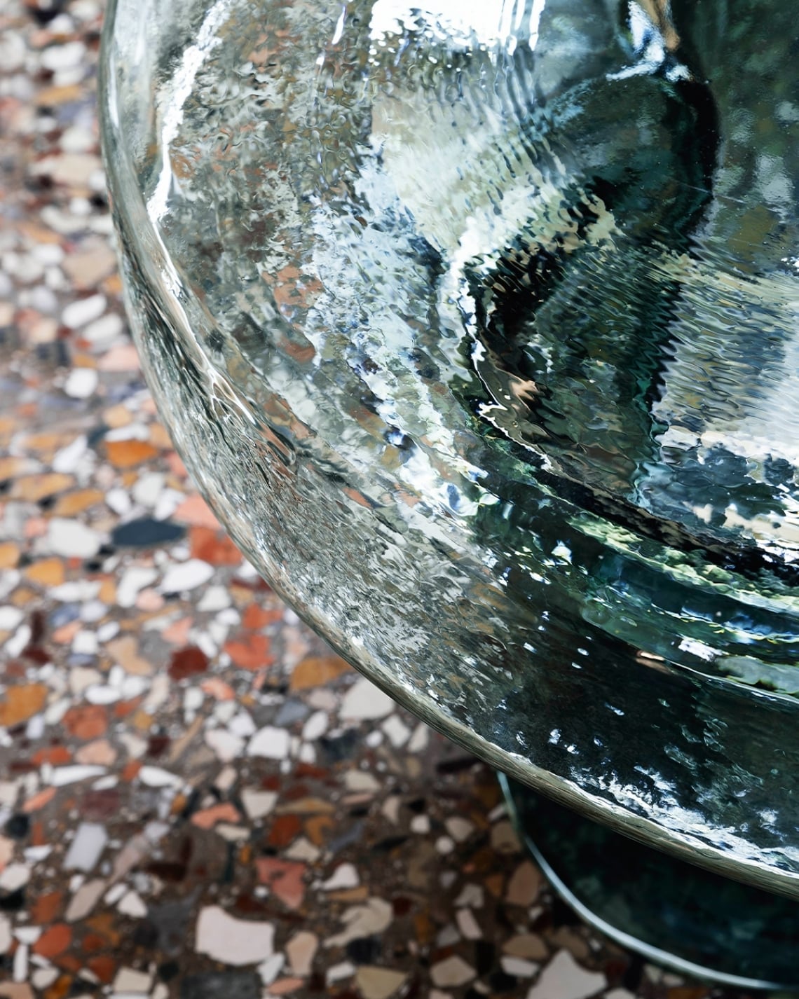 Soda side table, petrol green