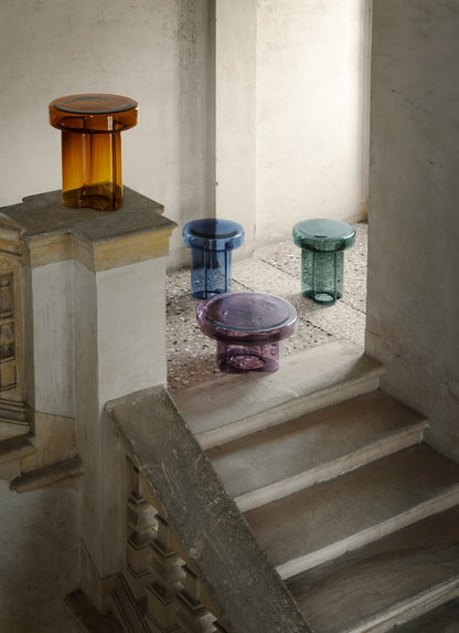 Soda side table, petrol green