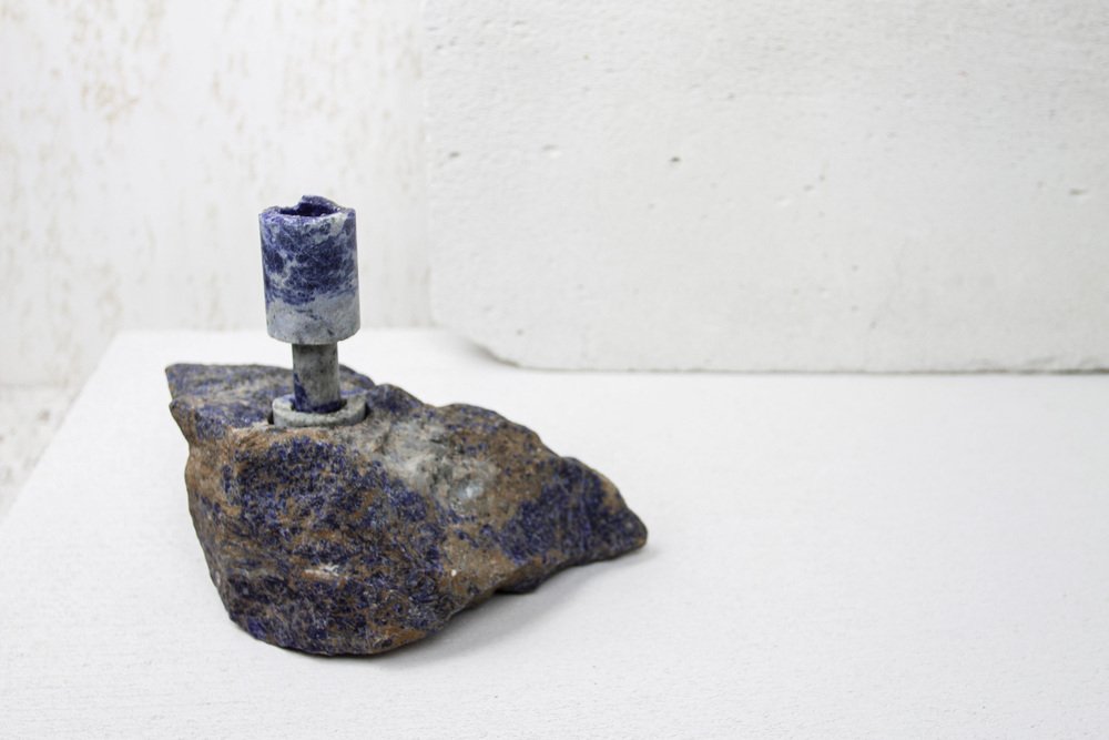 Sodalite Abra Candelabra by Studio Do