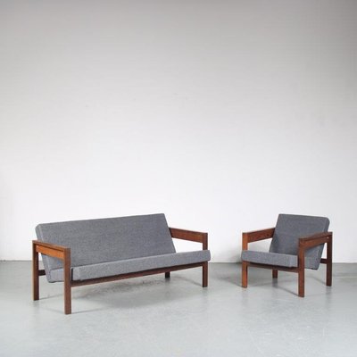 Sofa and Armchair by Hein Stolle for 't Spectrum, the Netherlands, 1950s, Set of 2-DV-1372347