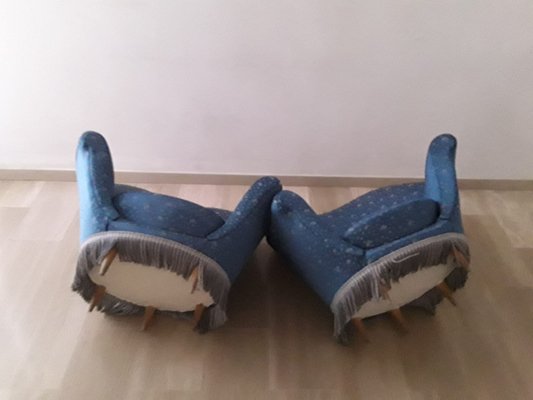 Sofa and Armchairs by Federico Munari, 1950s, Set of 3-OLY-1725690