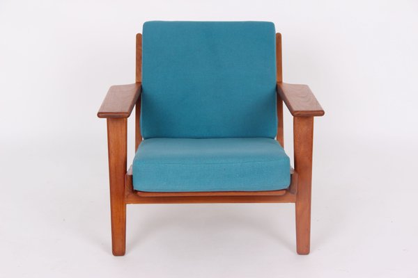 Sofa and Teak Armchairs by Hans J. Wegner for Getama, 1960s, Set of 3-DQ-1952124