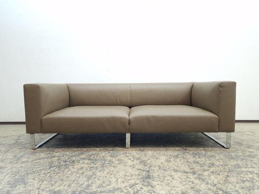 Sofa Couch Sofa Jaan Living with Chrome Feet & Top Leather by Walter Knoll-BVM-2032780