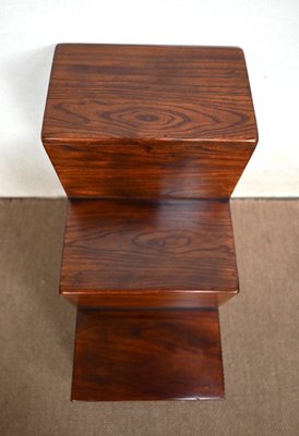 Sofa End Table with Stepstool Structure in Teak, 1960-RVK-1406689