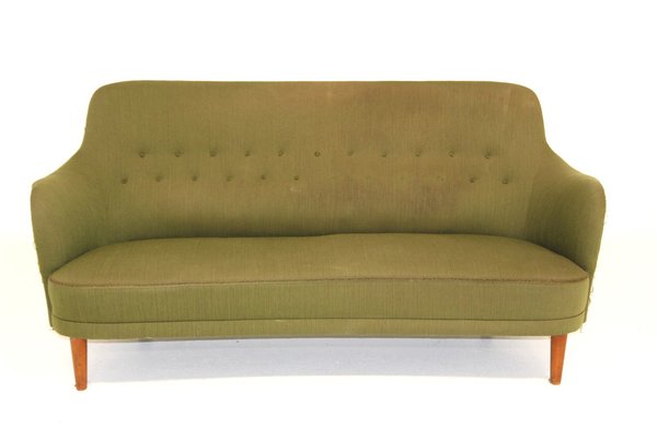 Sofa in Beech by Carl Malmsten for O. H. Sjögren, 1960-GEK-1345315