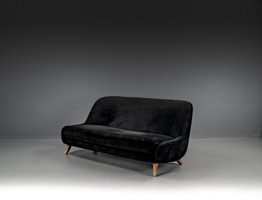 Sofa in Boucle Fabric attributed to Flemming Lassen, 1940s-VLO-2026735