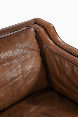 Sofa in Teak and Original Leather Model 2213 attributed to Børge Mogensen, 1963-SC-2020803