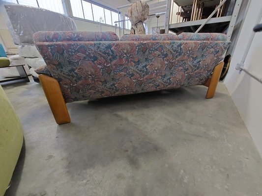 Sofa in Wood and Fabric from Mobil Girgi, 1980s-GTS-1295753