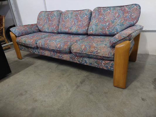 Sofa in Wood and Fabric from Mobil Girgi, 1980s-GTS-1295753