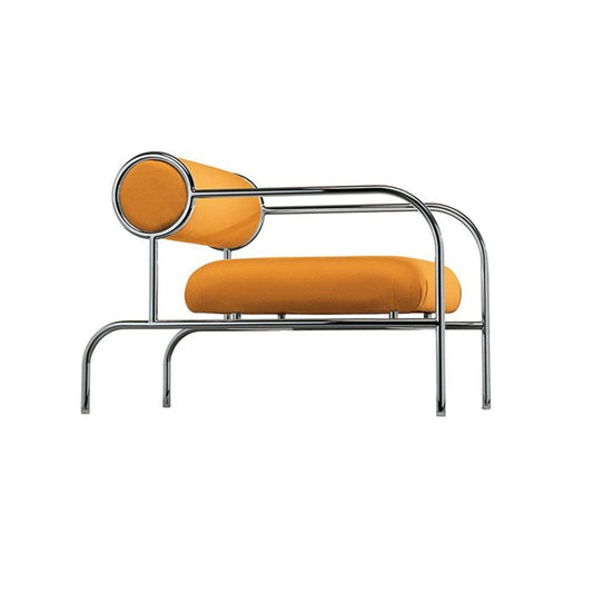 SOFA WITH ARMS - Armchair with tubular metal structure