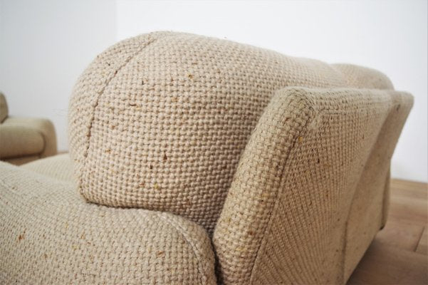 Sofas and Armchair in Wool from Busnelli, 1970s, Set of 3-KNM-1047182