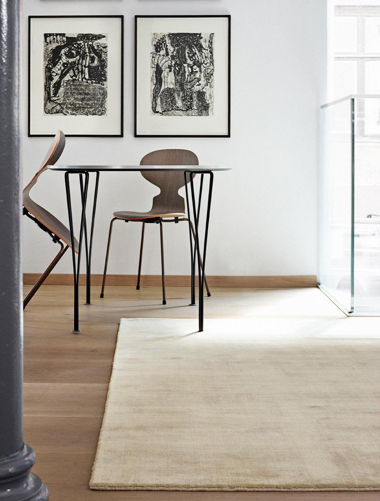 Soft Grey Earth Bamboo Rug by Massimo Copenhagen