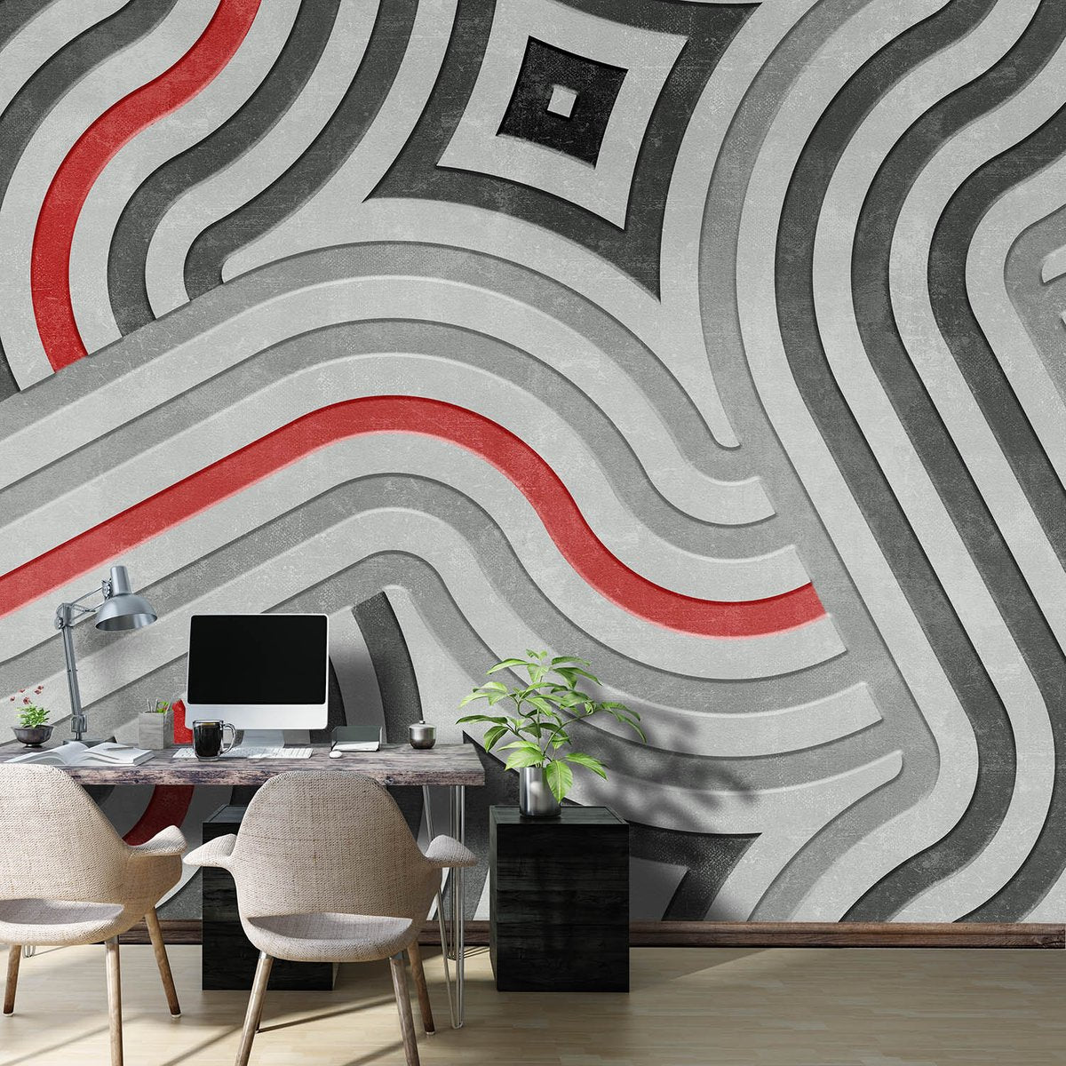 Soft Shades Wall Covering from Wall81, 2019