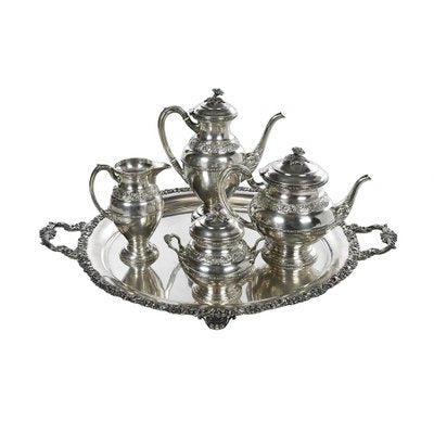 Soild Silver Coffee Service, Set of 5-NQ-1123971