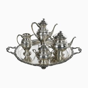 Soild Silver Coffee Service, Set of 5-NQ-1123971