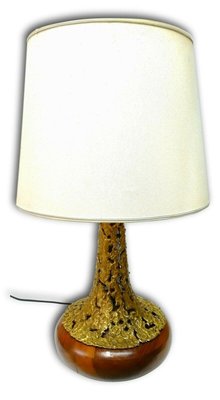 Solange Bronze Table Lamp by Angelo Brotto for Esperia, 1970s-FIP-809931