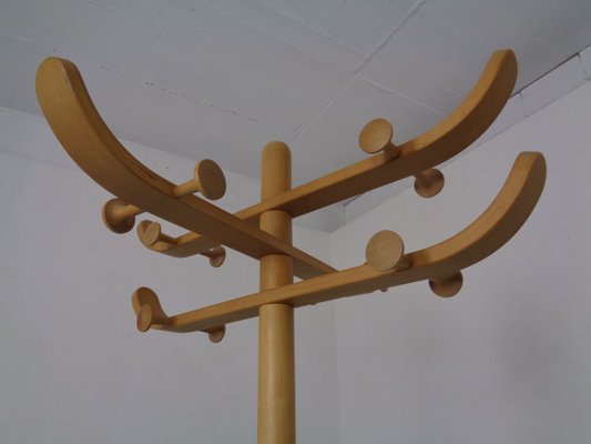 Solid Beech Coat Rack by Søren Nissen & Ebbe Gehl for Aksel Kjersgaard, 1960s-RDW-824008