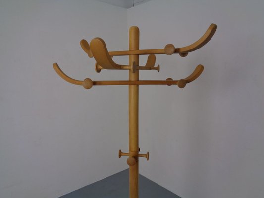 Solid Beech Coat Rack by Søren Nissen & Ebbe Gehl for Aksel Kjersgaard, 1960s-RDW-824008