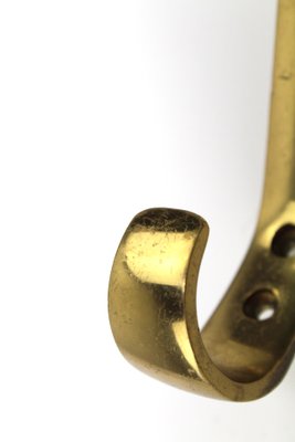 Solid Brass Hooks in the Style of Carl Auböck, 1950s, Set of 10-ZWH-955201