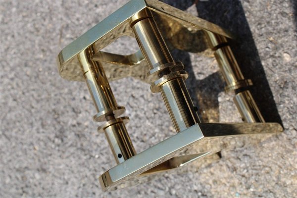 Solid Brass Letter R Handles, 1970s, Set of 2-EH-732056