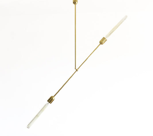 Solid Brass Modern Pendant Lamp from Balance Lamp