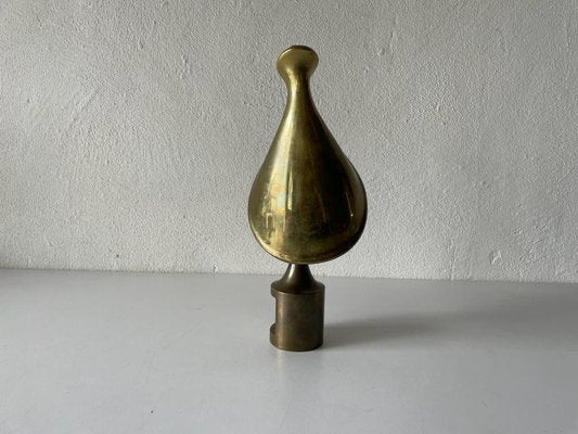 Solid Brass & Swakara Living Fashion Award Sculpture, Denmark, 1980s-RDS-1146553