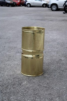 Solid Brass Umbrella Stand, Italy, 1960s-EH-1450982