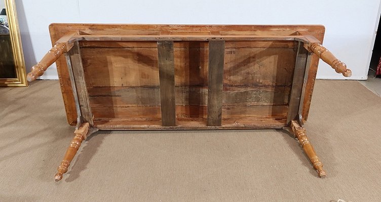 Solid Cherry Farmhouse Table, Late 19th Century-RVK-1286343