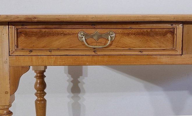 Solid Cherry Farmhouse Table, Late 19th Century-RVK-1286343