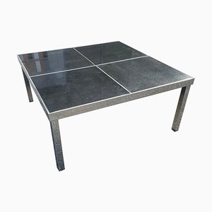 Solid Chrome & Stone Table-MXB-1239952