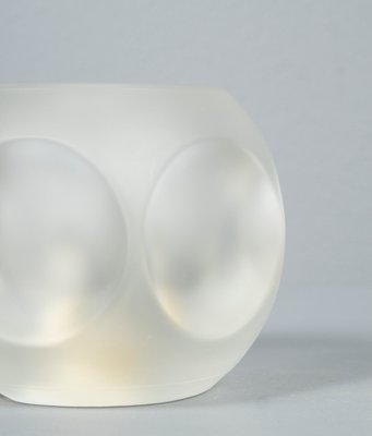 Solid Glass Ice Cube Table Lamp from Peill & Putzler, 1970s-VLO-1193544