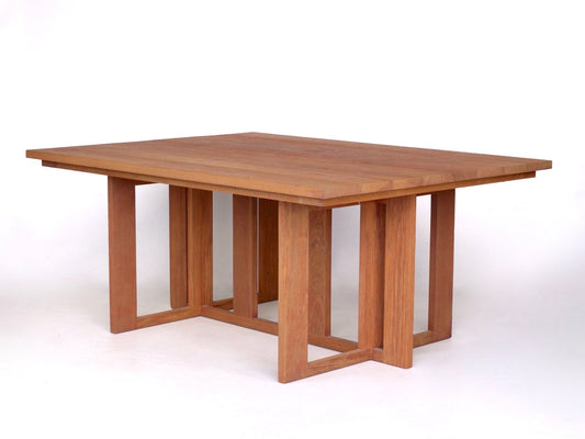 Solid Merbau Dining Table by Hans van der Laan & Harry van Hal, 1979