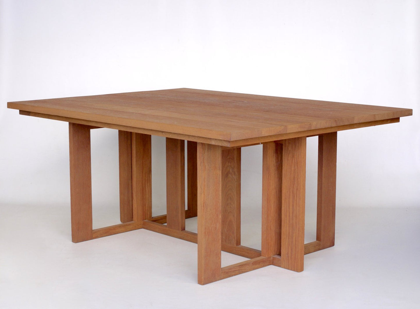 Solid Merbau Dining Table by Hans van der Laan & Harry van Hal, 1979