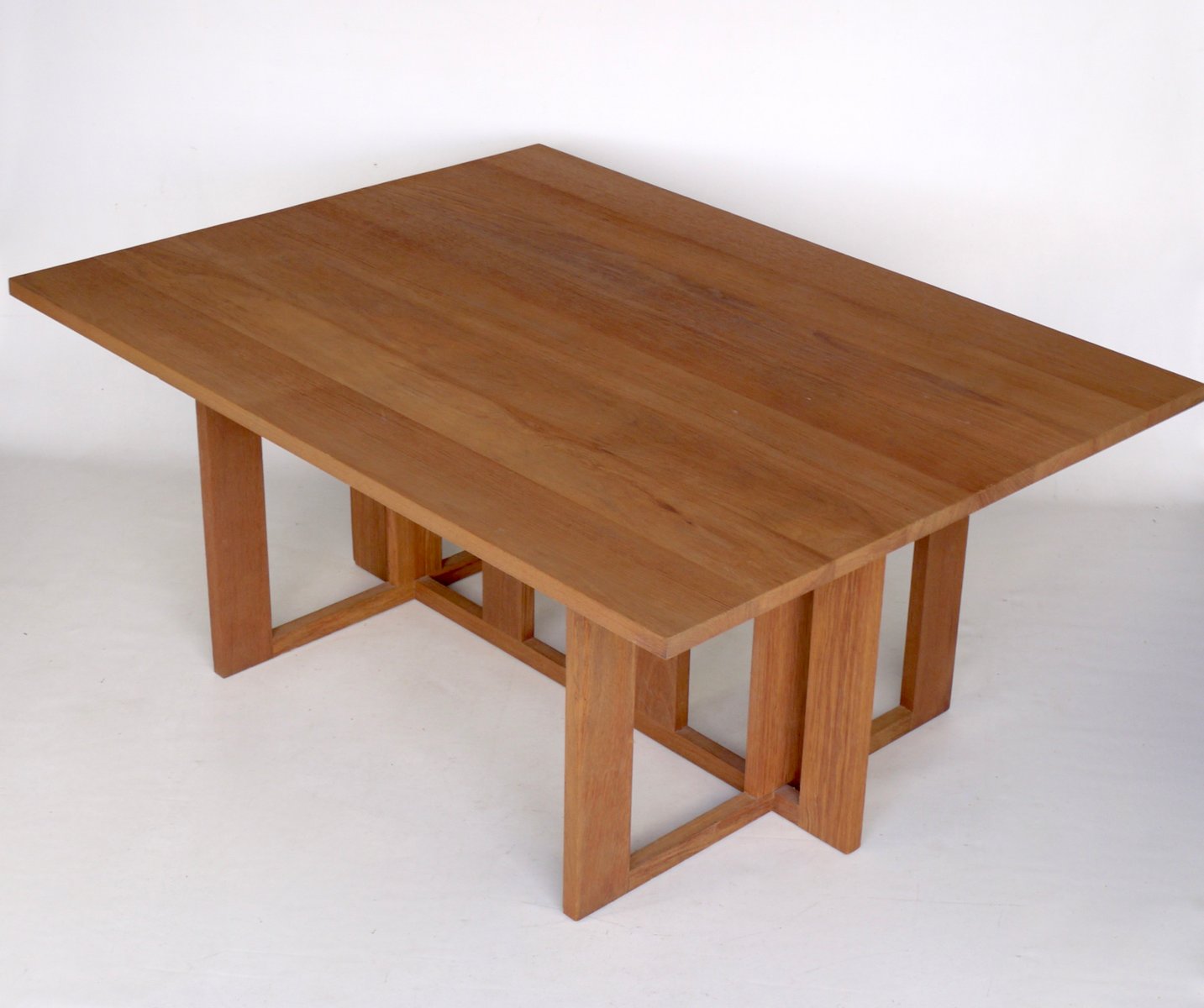 Solid Merbau Dining Table by Hans van der Laan & Harry van Hal, 1979