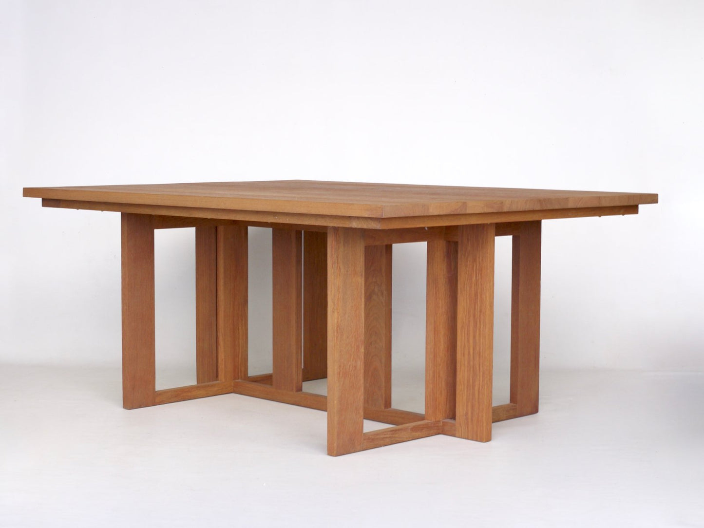 Solid Merbau Dining Table by Hans van der Laan & Harry van Hal, 1979