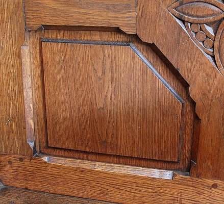 Solid Oak Church Stall-RVK-953447