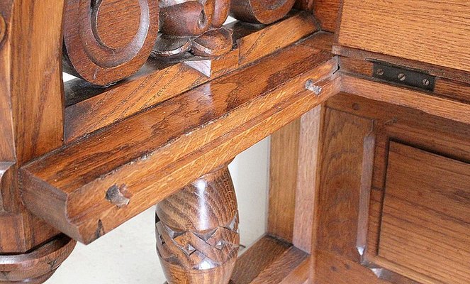 Solid Oak Church Stall-RVK-953447