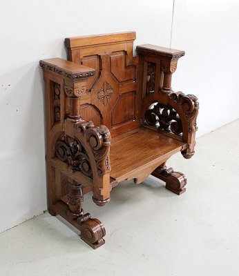 Solid Oak Church Stall-RVK-953447