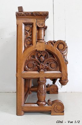 Solid Oak Church Stall-RVK-953447